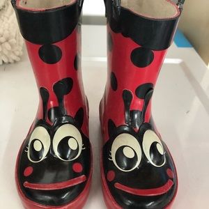 Lady Bug Rainboots